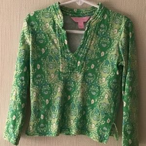 Lilly Pulitzer Girls Monkey Print Tunic Size 4
